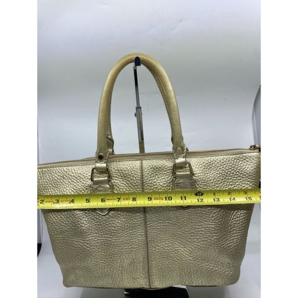 COLE HAAN Tote Bag Gold Customized w Graffiti - Picture 8 of 15